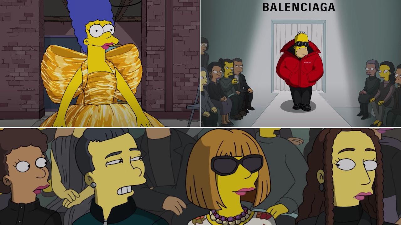 Les Simpson chez Balenciaga