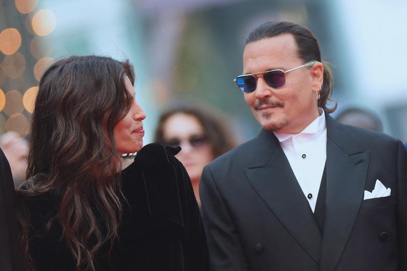 Maïwenn et Johnny Depp à Cannes 2023